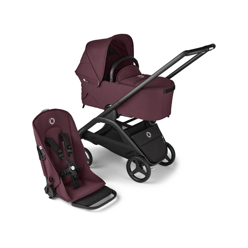 Cochecito 2 piezas Bugaboo Dragonfly Rojo Cereza Cochecito 2 piezas Bugaboo Dragonfly Rojo Cereza