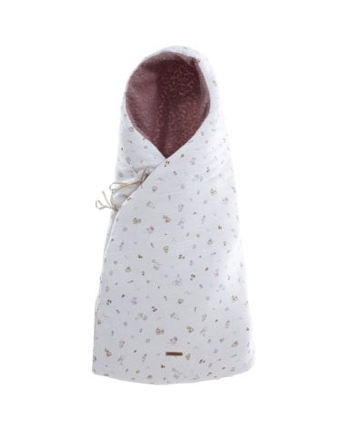 Saco Capazo Cruzado Benjamín Bucle de Uzturre Rosa Nude