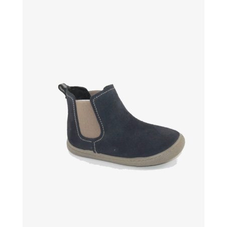 Botines Serraje Flexibles de Vulladi Antracita