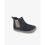 Botines Serraje Flexibles de Vulladi Antracita