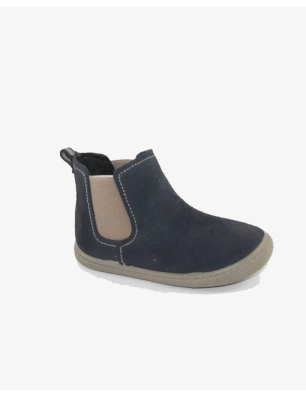 Botines Serraje Flexibles de Vulladi Antracita