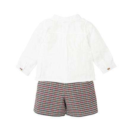 Cjto Niño Pant Corto Nogal De Babidu