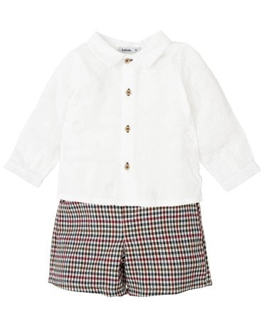 Cjto Niño Pant Corto Nogal De Babidu