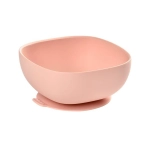 Bol de Silicona con Ventosa de Béaba Rosa