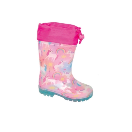 Botas de Agua Unicornios con Luces de Bubble Bobble