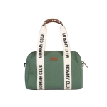 Bolso Mommy Club Signature Canvas de Childhome Verde
