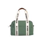 Bolso Mommy Club Signature Canvas de Childhome Verde