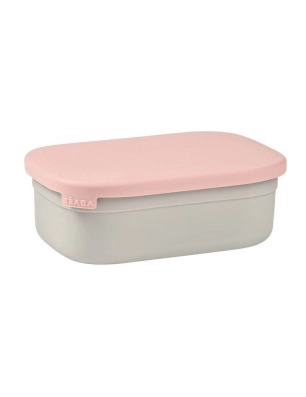 Fiambrera de Acero Beaba Rosa