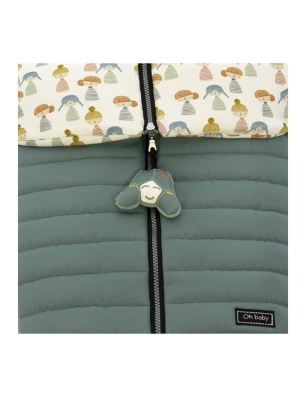 Saco de Silla Estrecho Daisy de Rosy Fuentes Verde