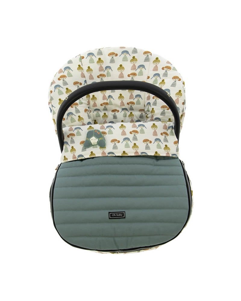 Saco Grupo 0 Daisy de Rosy Fuentes Verde