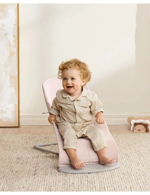 Hamaca Bliss Woven Melange de BabyBjörn Rosa Claro