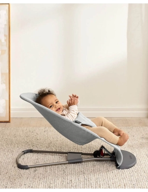 Hamaca Bliss Woven Melange de BabyBjörn Gris Claro