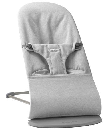 Hamaca Bliss Woven Melange de BabyBjörn Gris Claro