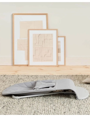 Hamaca Bliss Woven Pétalo de BabyBjörn Gris Claro