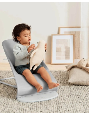 Hamaca Bliss Woven Pétalo de BabyBjörn Gris Claro