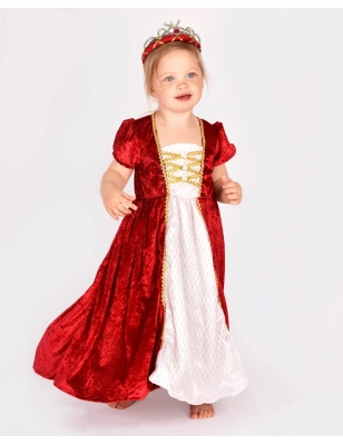 Disfraz Princesa de Den Goda Fen Rojo