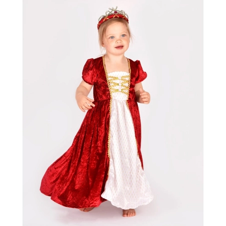 Disfraz Princesa de Den Goda Fen Rojo