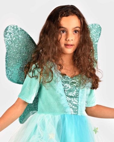 Alas Mariposa Den Goda Fen Turquesa