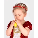 Tiara de Princesa de Den Goda Fen Rojo