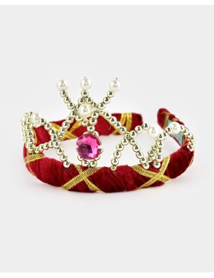 Tiara de Princesa de Den Goda Fen Rojo