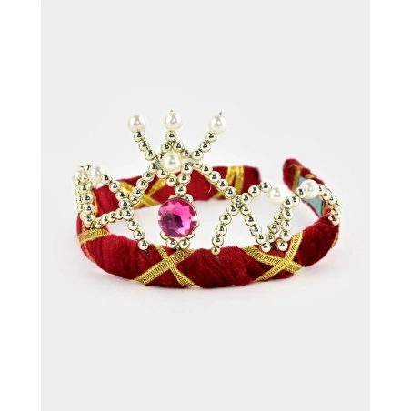 Tiara de Princesa de Den Goda Fen Rojo