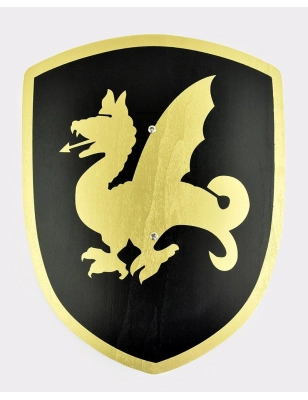 Escudo Caballero Den Goda Fen Dorado