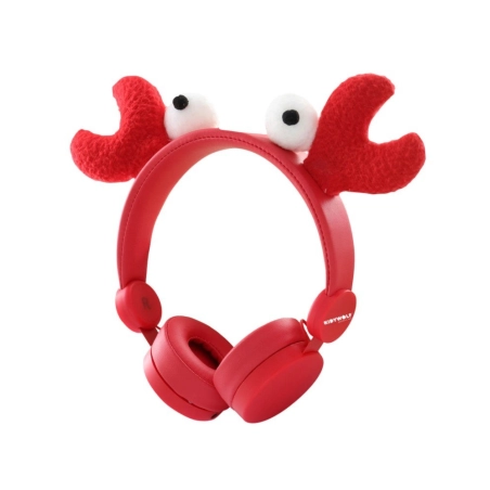 Kidyears Cascos para Música de Kidywolf Cangrejo