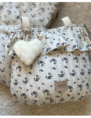 Bolsa Sweet Greta de Giraffa Bianca e Blu
