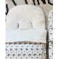Saco Buga Greta Pelo Crema de Giraffa Bianca e Blu