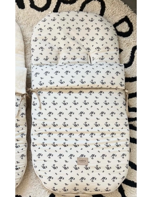 Saco Buga Greta de Giraffa Bianca e Blu