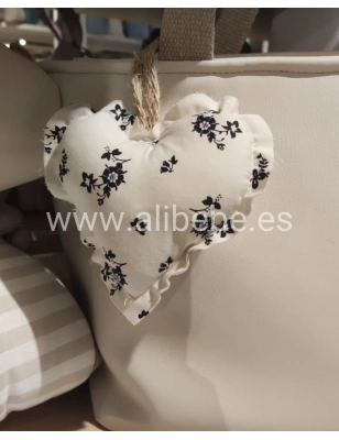 Colgante Corazón Greta de Giraffa Bianca e Blu