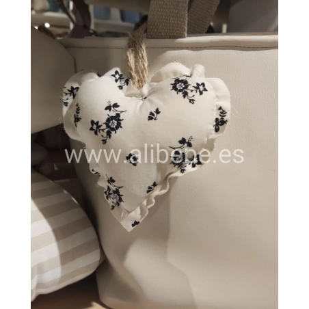 Colgante Corazón Greta de Giraffa Bianca e Blu