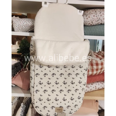 Saco Cuco Greta Pelo de Giraffa Bianca e Blu