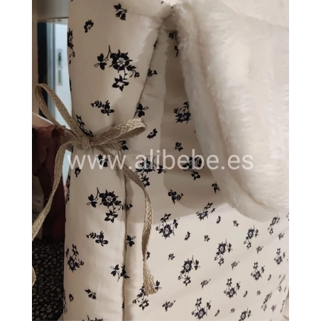Saco Cuco Greta Pelo de Giraffa Bianca e Blu