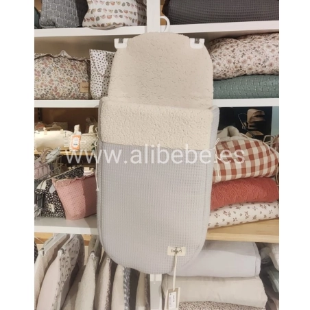 Saco Cuco Only Gofre Giraffa Bianca e Blu Gris Perla