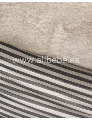 Saco de Silla Buga Ragazzi Pelo de Giraffa Bianca e Blu Negro