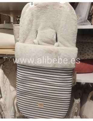 Saco de Silla Buga Ragazzi Pelo de Giraffa Bianca e Blu Negro