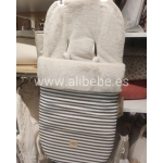 Saco de Silla Buga Ragazzi Pelo de Giraffa Bianca e Blu Negro