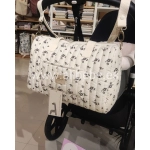 Bolso Zip Greta de Giraffa Bianca e Blu