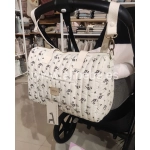 Bolso Zip Greta de Giraffa Bianca e Blu