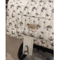 Bolso Zip Greta de Giraffa Bianca e Blu
