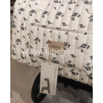 Bolso Zip Greta de Giraffa Bianca e Blu