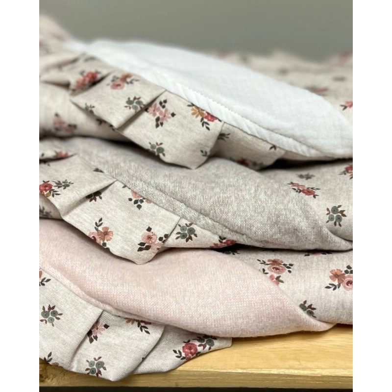 Toquilla Andrea Interior Muselina de Giraffa Bianca e Blu Toquilla Andrea Interior Muselina de Giraffa Bianca e Blu