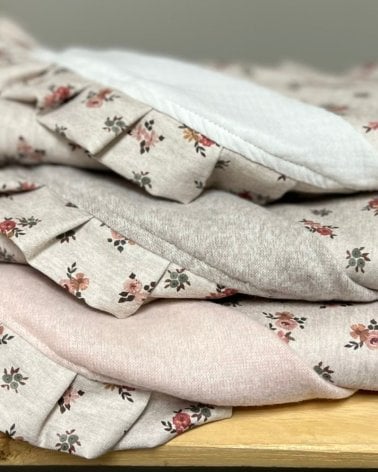 Toquilla Andrea Interior Punto de Giraffa Bianca e Blu