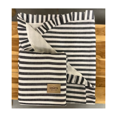 Toquilla Ragazzi Interior Bámbula de Giraffa Bianca e Blu Negro