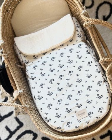 Saco Cuco Greta Bambula de Giraffa Bianca e Blu