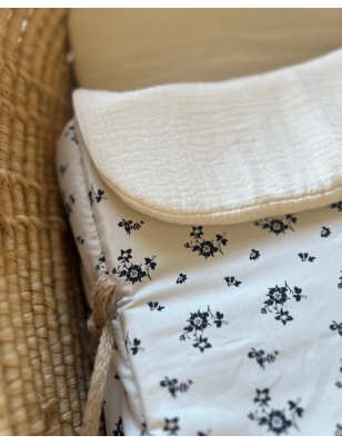 Saco Cuco Greta Bambula de Giraffa Bianca e Blu