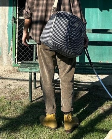 Maleta Maternal Luigi de Giraffa Bianca e Blu