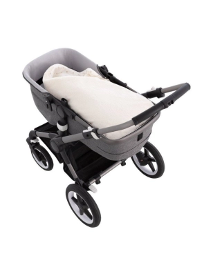 Saco de Capazo Cruzado Reversible Twin de Nora Baby Bags Beige