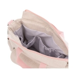 Bolso Maternal Pack Lino de Cambrass Rosa